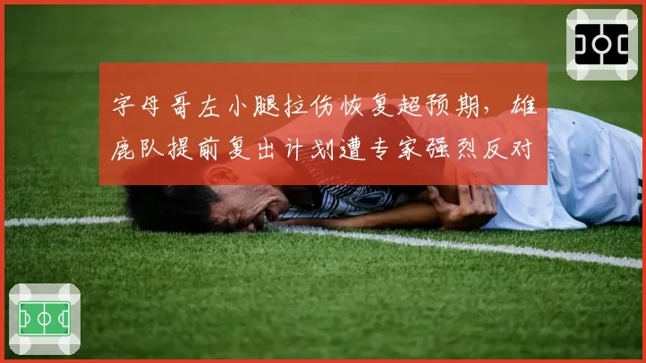 字母哥左小腿拉伤恢复超预期，雄鹿队提前复出计划遭专家强烈反对